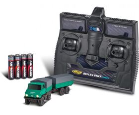 CARSON 1:87 Mercedes-Benz Unimog Forst mit Hänger...