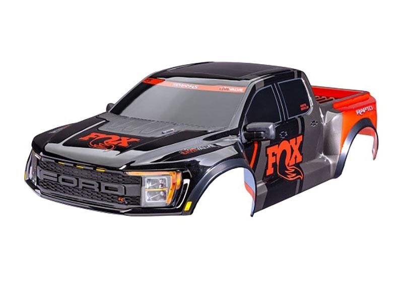 TRAXXAS Raptor R 4x4 FUN24 Karosserie komplett Fox inkl Anbauteile (Clipless) / TRX10112-FOX