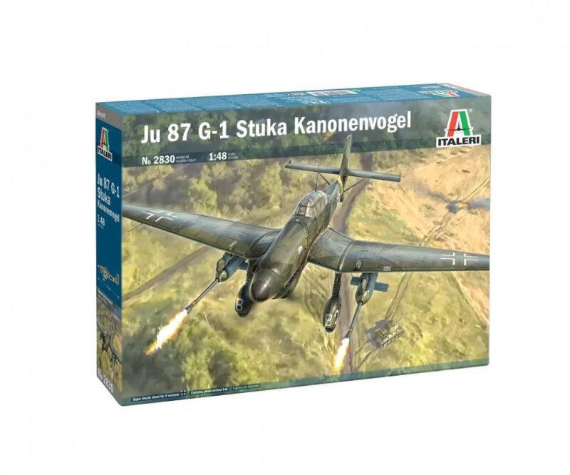 ITALERI 1:48 Junker Ju-87G-1 Stuka Kanonenvogel / 510002830