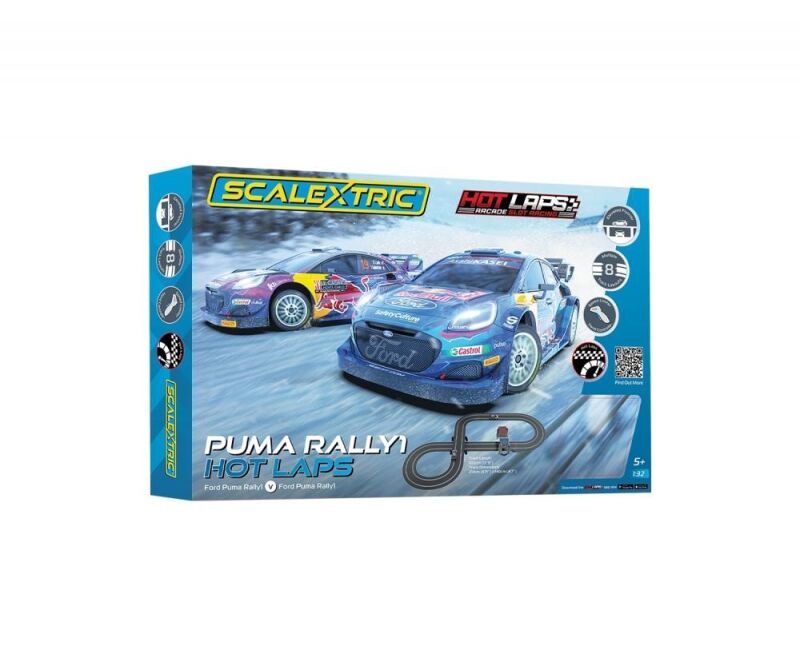SCALEXTRIC 1:32 Scal. Ford Puma WRC Hot Laps 532cm / 560001452