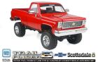 RC4WD Trail Finder 2 LWB Chevrolet K10 Scottsdale rot Bodyset / RC4ZRTR0066