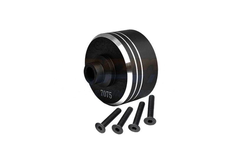 GPM TAMIYA XV02, TT02 ALUMINIUM 7075 FRONT/MIDDLE/REAR DIFF CASE / GPMXV2011BK