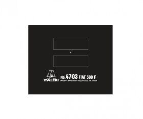 ITALERI 1:12 Fiat 500F (1968 version) / 510004703