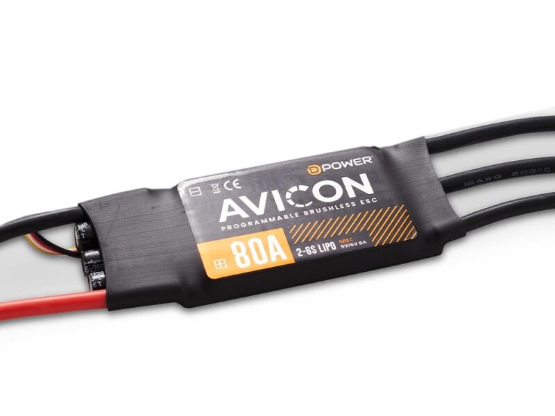 D-Power AVICON 80A S-BEC Brushless Regler / DPAC080