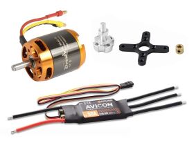 D-Power Brushless Set AL3542-5 & AVICON 50A Regler /...
