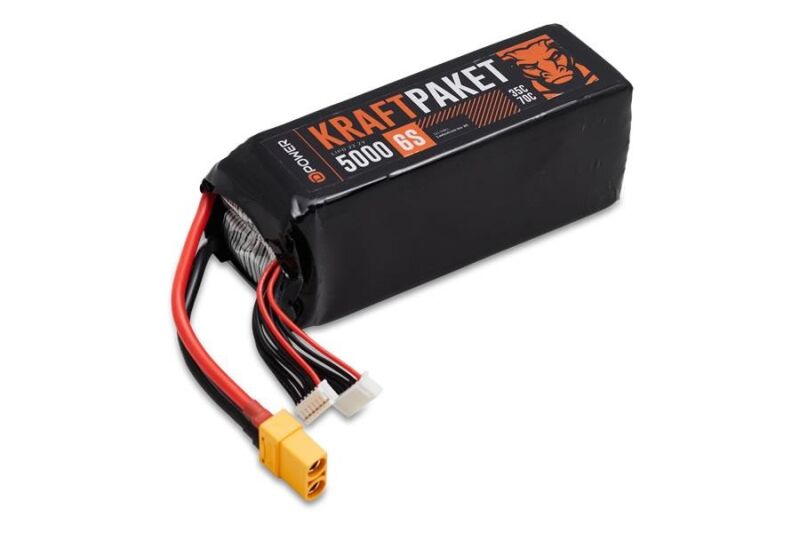 D-Power KRAFTPAKET 5000 6S LIPO 22,2 V 35/70C  - XT90 / KP50006