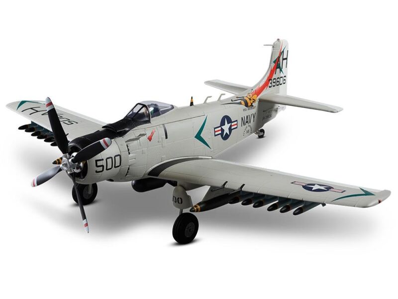 DERBEE A1 Skyraider Warbird PNP grau - 80cm / DB006PG