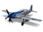 DERBEE P-51D Mustang Warbird PNP blau - 75cm / DB004PB