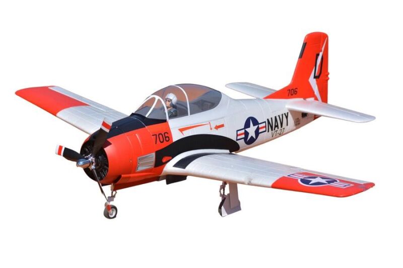 FMS T-28D Trojan V4 rot - 142cm / DPFMS083PRD
