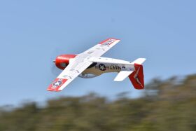 FMS T-28D Trojan V4 rot - 142cm / DPFMS083PRD