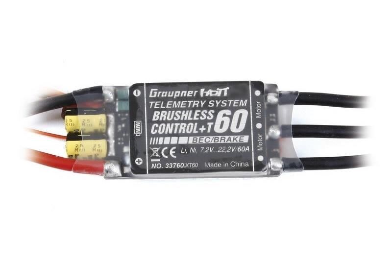 Graupner BRUSHLESS CONTROL+ T60 BEC / 33760.XT60