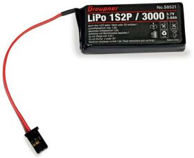 Graupner Senderakku LiPo 1S2P/3000 TX 3,7V für MZ-12...