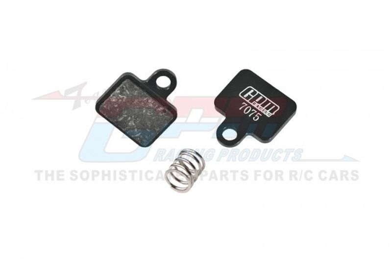 GPM 1/4 PROMOTO-MX MOTORCYCLE RTR ALU 7075 AND INLAID FRICTION MATERIAL FRONT BRAKE PAD / GPMMX035/SPNBK