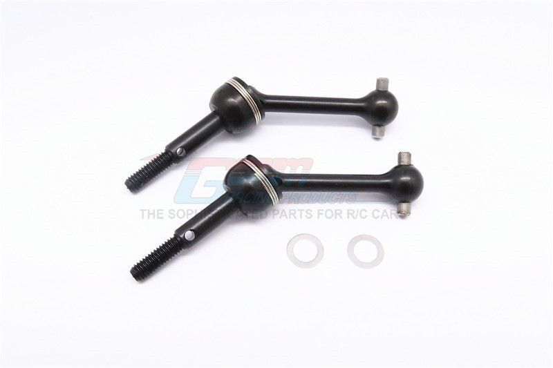 GPM Tamiya TT02 STEEL#45 FRONT/REAR CVD SWING SHAFT (33MM)- 1PR / GPMSTT2233BK