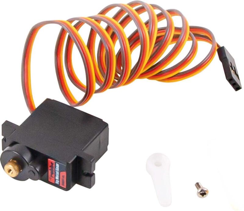 Robbe Modellsport Servo 9g ASW 15b mit 780mm Kabellänge und Metallgetriebe (für Querruder) / 3402000801