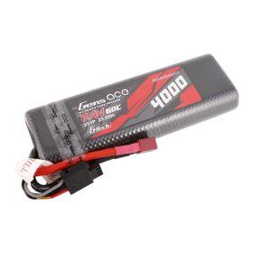 Gensace Bashing LiPo 2S 7.4V-4000-60C (Deans) 139x47x23mm...