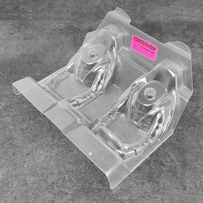 BittyDesign Clear Interior for ARRMA Mojave 6S BLX FALCON-X body, Pre-cut / BD-SC7-FLCX-DC