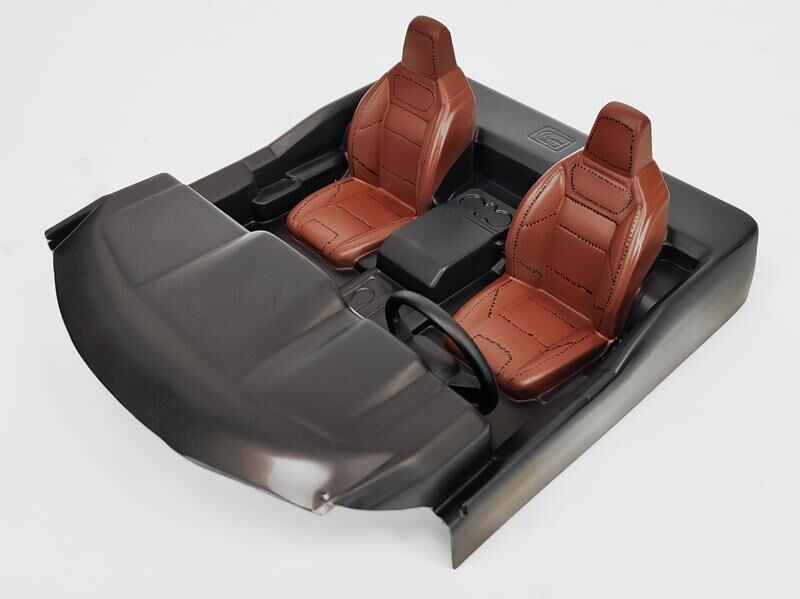 BittyDesign Clear interior for ROCK1 1/10 Rock Crawler body, Pre-Cut / BD-CR-RK1-DC