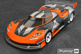 BittyDesign GT12 Karosserie ARES-1 für 1:12 Supastox class / BD-GT12-AS1