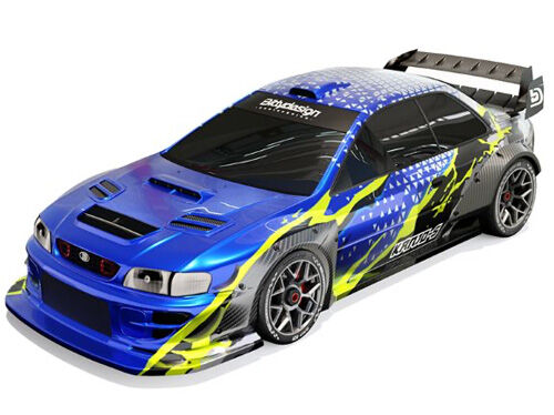 BittyDesign KANJO-S 1/7 Pre-Painted body for ARRMA Infraction/Limitless, Pre-Cut, 1.5mm / BD-AR7-KJS-PP