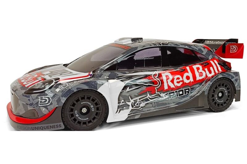 BittyDesign P10R 1/10 190mm rally clear body, 1mm hard / BD-RX-190P10RH