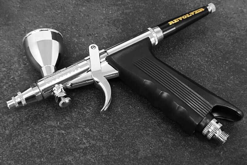 BittyDesign Revolver gravity-feed airbrush trigger (All Purpose) / BD-AIR-116B22