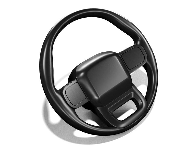 BittyDesign Steering wheel for ROCK1 1/10 Rock Crawler interior cockpit / BD-CR-RK1-SW