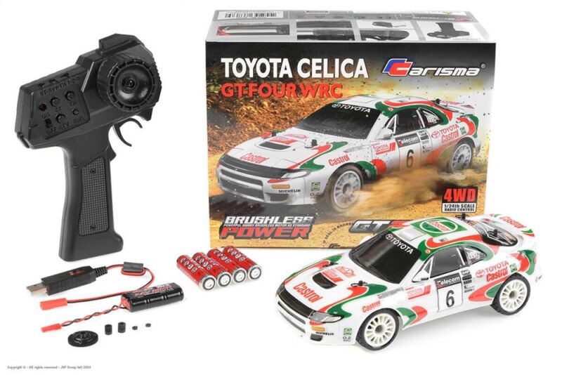 Carisma Racing GT24 Toyota Celica GT4 WRC 4WD Brushless RTR 1/24 / CA-86768