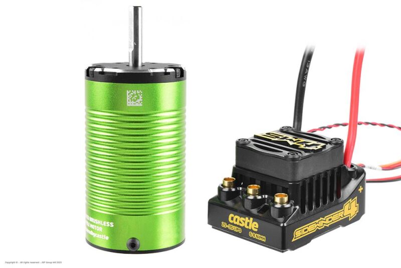 Castle Creations SIDEWINDER SW-4 Sensorless Car ESC 2-3S w/ 1412-3200KV Sensored Motor SCT Edition 2-3S / CC-010-0164-11