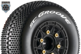 Louise RC SC-GROOVE 1-10 Short Course Tire Set Mounted...
