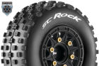 Louise RC SC-ROCK 1-10 Short Course Tire Set Mounted Soft Black Wheels 1-10 SC Removable Hex 12, 14, 17mm L-T3229SB / LR-T3229SB
