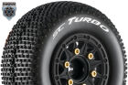 Louise RC SC-TURBO 1-10 Short Course Tire Set Mounted Soft Black Wheels Removable 1-10 SC Hex 12, 14, 17mm L-T3147SB / LR-T3147SB