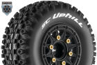 Louise RC SC-UPHILL 1-10 Short Course Tire Set Mounted Soft Black Wheels Removable 1-10 SC Hex 12, 14, 17mm L-T3223SB / LR-T3223SB