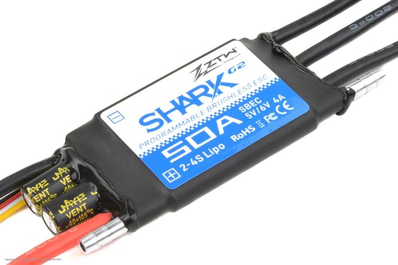 ZTW Shark 50A SBEC G2 2-4S SBEC 5-6V/4A / ZT-6050210