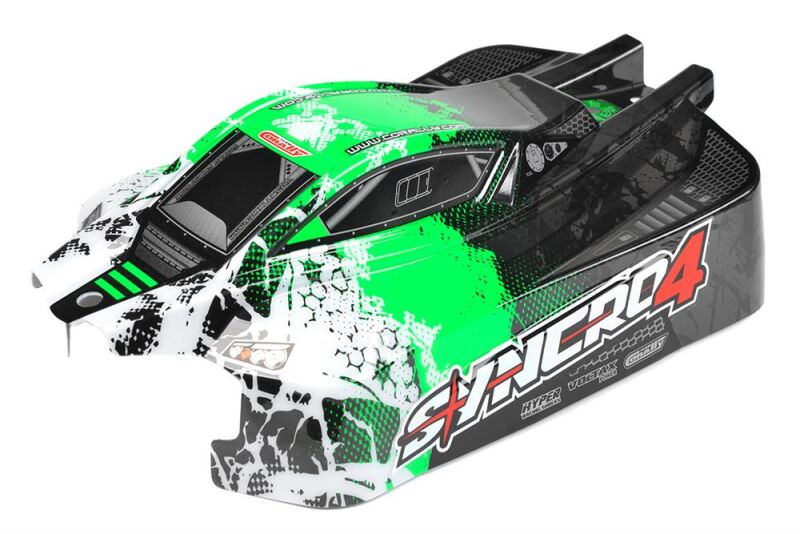 Team Corally SYNCRO 4 Body Painted Green Buggy 1 pc / C-00180-1055-G