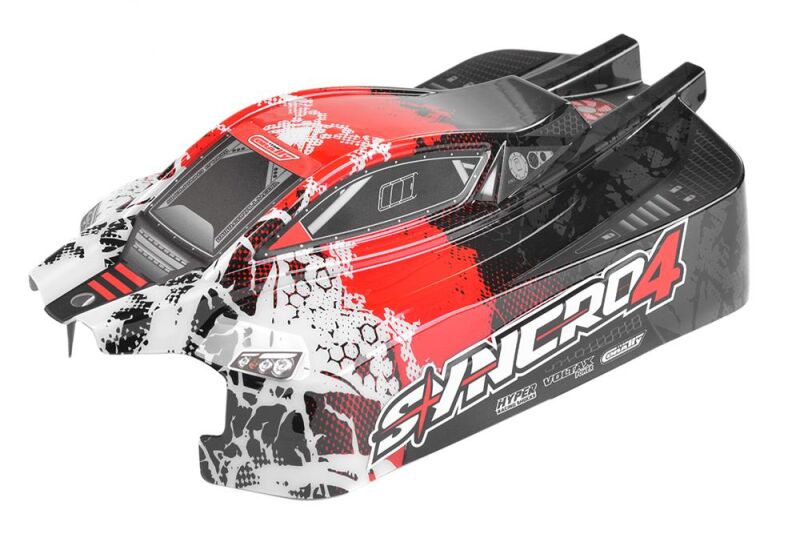 Team Corally SYNCRO 4 Body Painted Red Buggy 1 pc / C-00180-1055-R