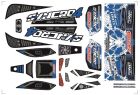 Team Corally SYNCRO 4 Decal sheet Blue 1 pc / C-00180-1055-1B
