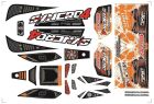Team Corally SYNCRO 4 Decal sheet Orange 1 pc / C-00180-1055-1O