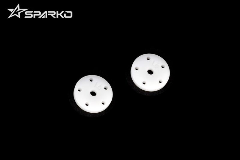 Sparko F8 Big Bore Flat Stoßdämpferkolben 5x1.6mm (2) / SPKF81048OP