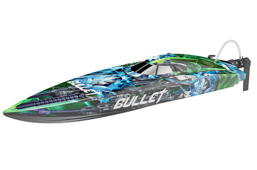 Joysway Rennboot elektrisch RTR Bullet V4 HRC COMBO 2 x 7.4V 4400mAh 40C LiPo & AC Balance Ladegerät / JOY8301V4-PLUS
