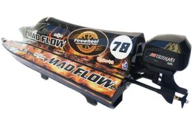 Joysway Rennboot Elektrisch RTR Mad Flow V3 BRUSHLESS HRC COMBO 11.1V 2500mAh 40C LiPo & AC Balance Ladegerät / JOY8653V3-PLUS