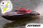 Joysway Rennboot elektrisch RTR Alpha BRUSHLESS HRC COMBO 2x 11.1V 4500mAh 40C LiPo Farbe rot / JOY8901R-PLUS