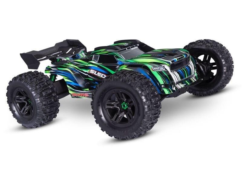 TRAXXAS SLEDGE 4x4 belted grün 1/8 Monster-Truck RTR / TRX95096-4-GRN