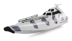 AMEWI / Black Turbo Militärboot mit Jetantrieb 420mm RTR camouflage-grau / 26111