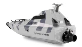 AMEWI / Black Turbo Militärboot mit Jetantrieb 420mm RTR camouflage-grau / 26111