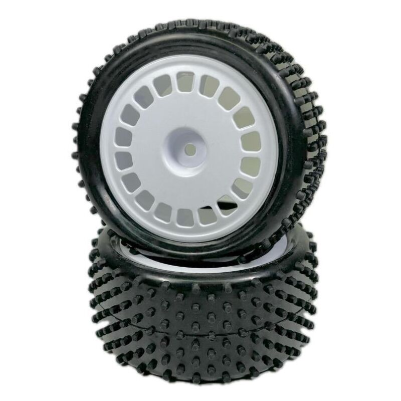 ABSIMA 1:10 Buggy Räderset "Mini Pin" hinten weiß (2 St.) / 2500051