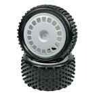 ABSIMA 1:10 Buggy Räderset "Mini Pin" hinten weiß (2 St.) / 2500051