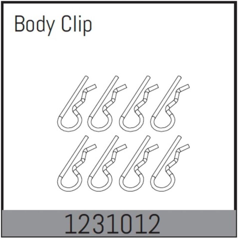 ABSIMA Karosseriesplinte (8 St.) - CR3.4eco / 1231012