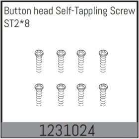 ABSIMA Rundkopfschrauben M2*8 (8 St.) / 1231024