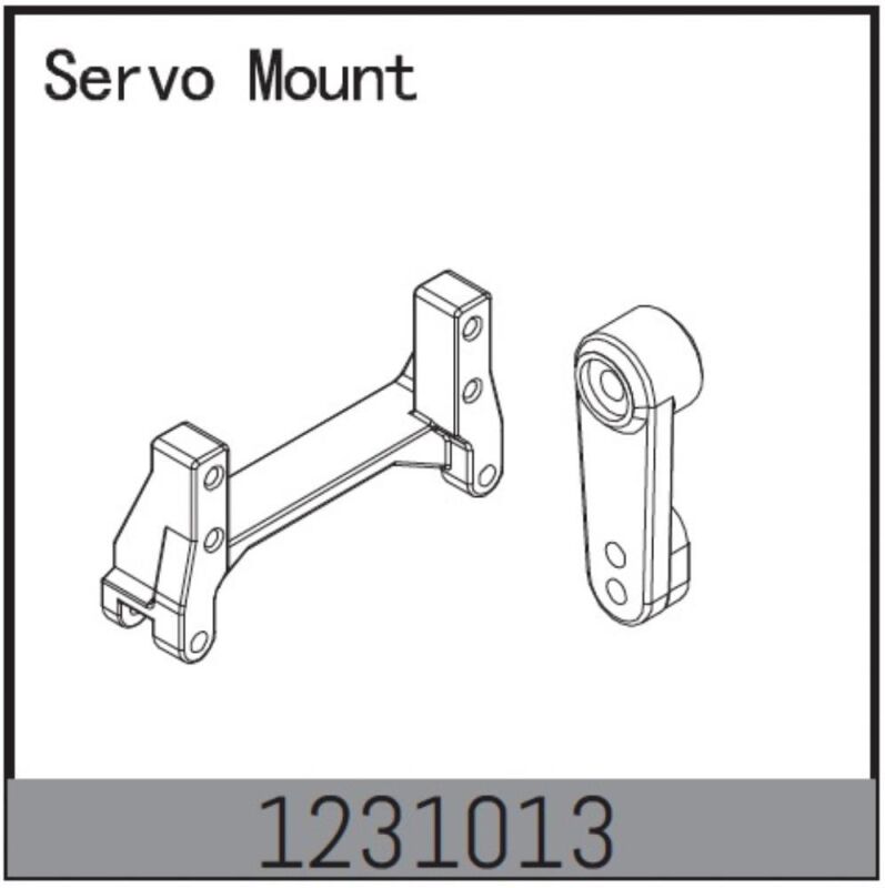 ABSIMA Servohorn und Befestigung - CR3.4eco / 1231013